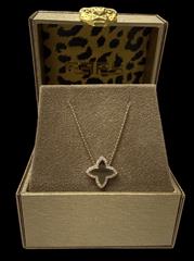 Effy 14K YG Diamond Star Pendant Necklace 0.12cttw
